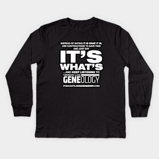 "It's What's" Kids Long Sleeve T-Shirt